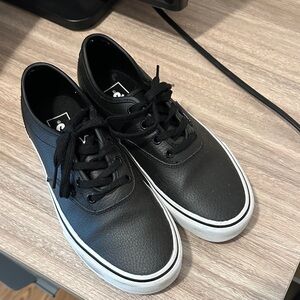 Vans Black and White Womens Sneakers